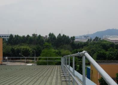 雅培廣州營業品屋面護欄案例